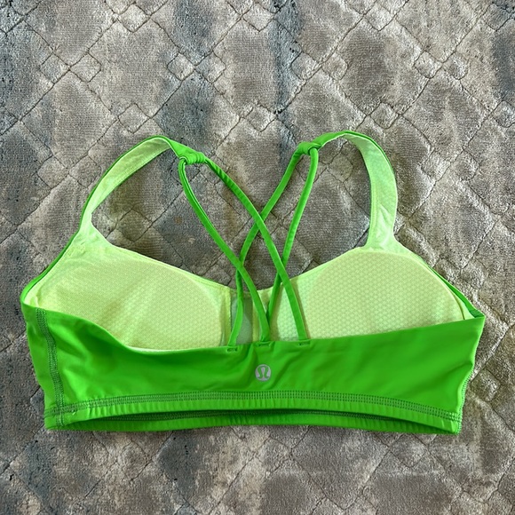 Lululemon Energy Sports Bra Green Size 8 - Picture 2 of 6